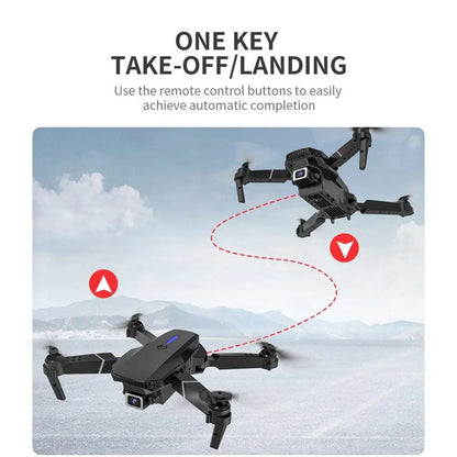 Foldable Dual Camera 4K Quadcopter Drone - IO Retail